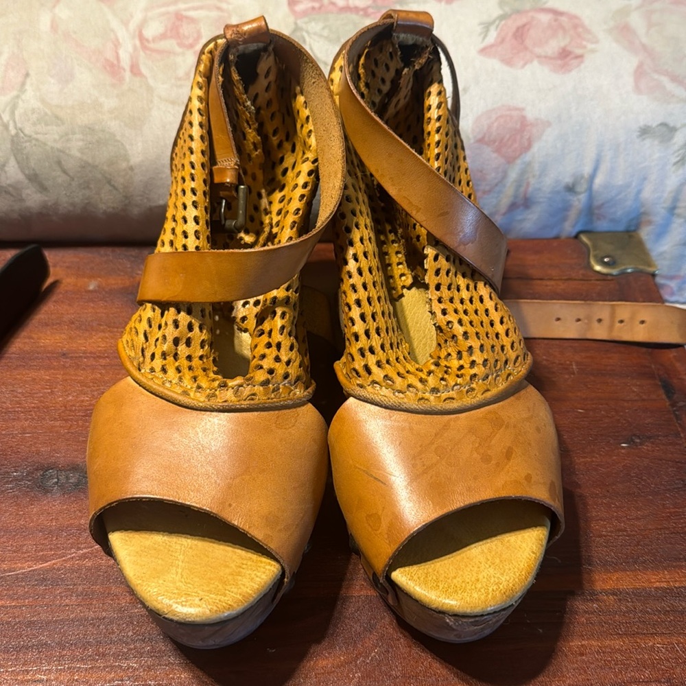 Free people wood clogs